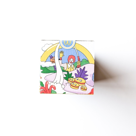 New Sealed 2024 McDonald's Canada Collector's Glass Cup - Grimace x Nanoblock - Picture 7 of 13